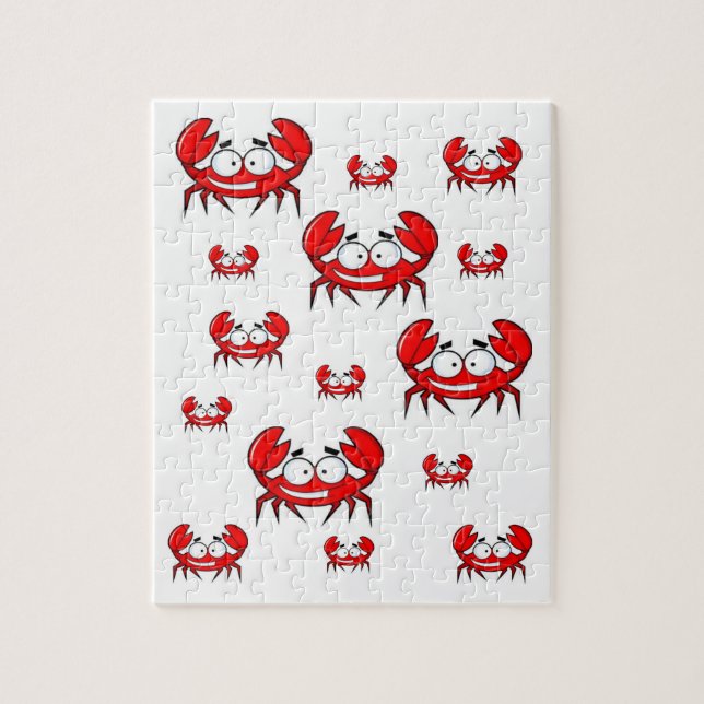 Crab Jigszle Puzzle Pussel (Vertikal)