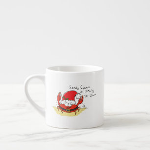 Crab jul Tropical Funny Espressomugg