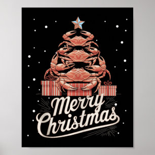 Crab Julafton Träd Crab Julgran Tanktop3 Poster