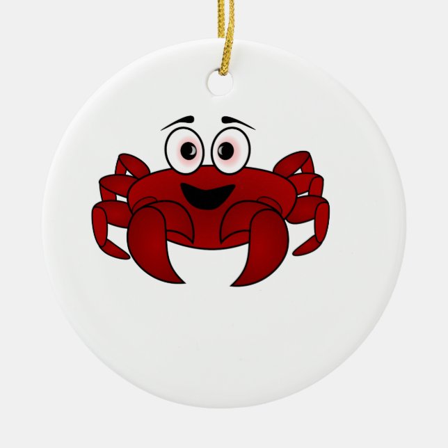 Crab Julgransprydnad Keramik (Framsidan)