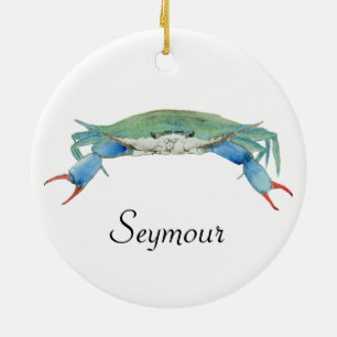 Crab Julgransprydnad Keramik