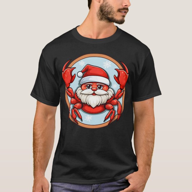 Crab-julpojke T Shirt (Framsida)
