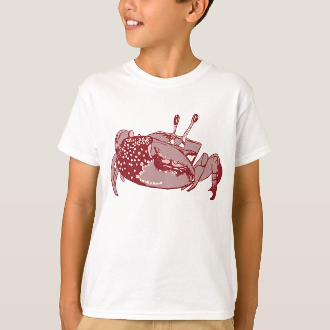 Crab Kids Ringer Tee (Framsida)