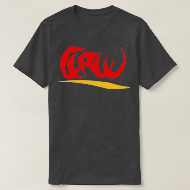 Crab Klo Typography Logotyp T Shirt (Design framsida)