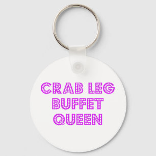 Crab Leg Buffet Queen Nyckelring