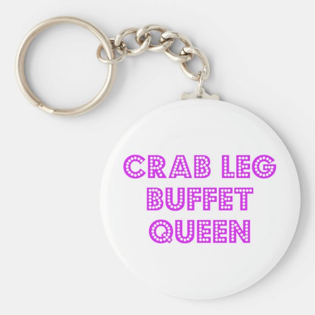 Crab Leg Buffet Queen Nyckelring (Framsidan)