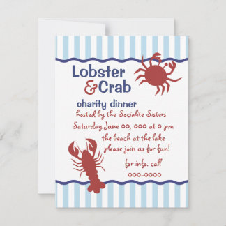 Crab & Lobster! Inbjudningar