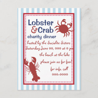Crab & Lobster! Inbjudningar