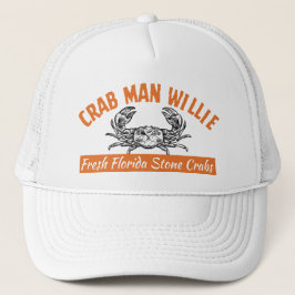 Crab Man Willie - Custom 47 Kvalitets Snap Back Ha Keps