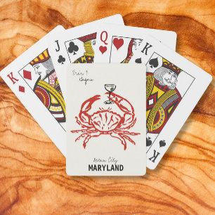 Crab Maryland Bröllop Casinokort