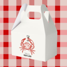 Crab Maryland Bröllop Presentaskar