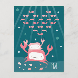 "Crab Maui" vykort