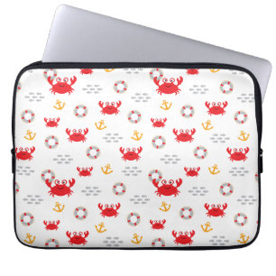 Crab med livboj laptop fodral