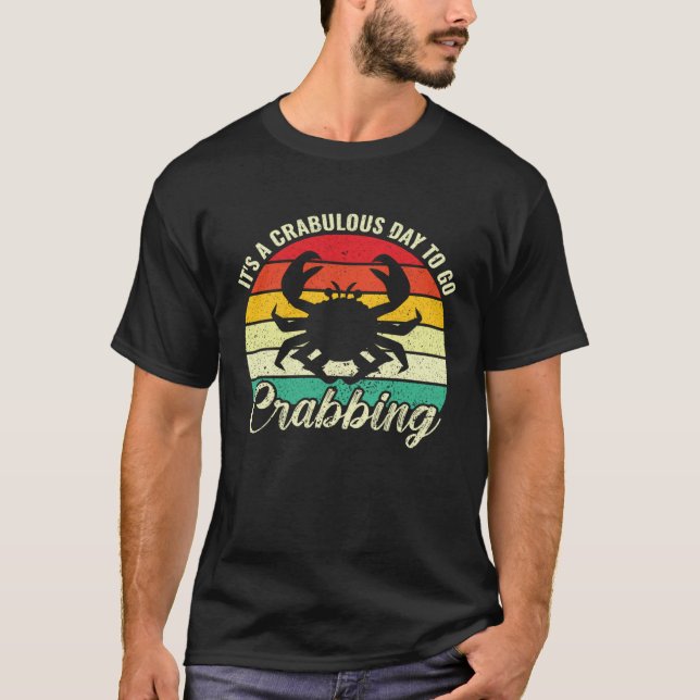 Crab Men Women Kids Crabbing Hunting Fishing Crabs T Shirt (Framsida)