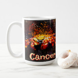 Crab Nautical Coastal Beach Cancer Personlig Kaffemugg