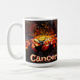 Crab Nautical Coastal Beach Cancer Personlig Kaffemugg