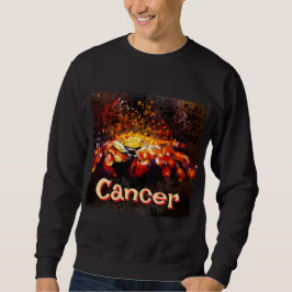 Crab Nautical Coastal Beach Cancer Personlig Lång Ärmad Tröja
