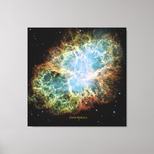 Crab Nebula Canvastryck (Framsida)