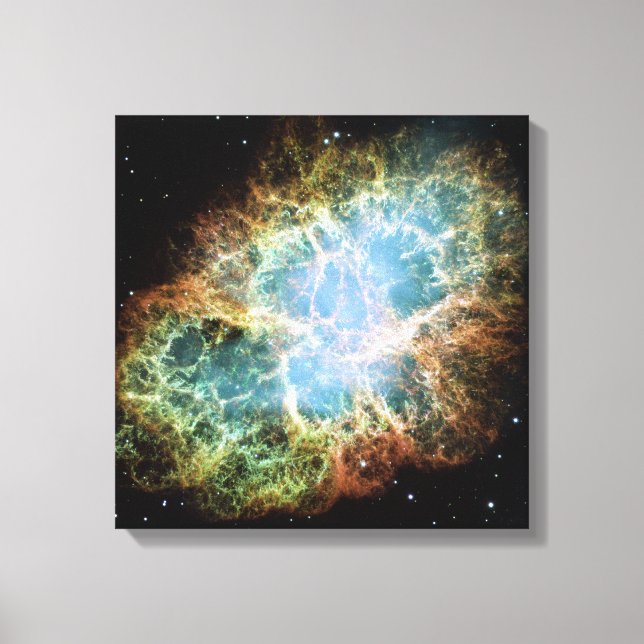 Crab Nebula - Hubble Telescope Canvastryck (Framsida)