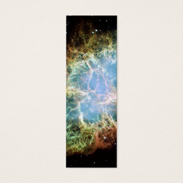 Crab Nebula - Hubble Telescope Litet Visitkort (Framsidan)