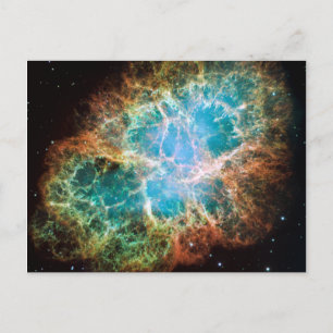 Crab Nebula - Hubble Telescope Vykort