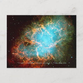 Crab Nebula i Taurus - Breathtake Universe Vykort