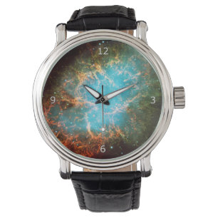 Crab Nebula i Taurus-rymden bild Armbandsur