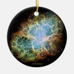 Crab Nebula Julgransprydnad Keramik