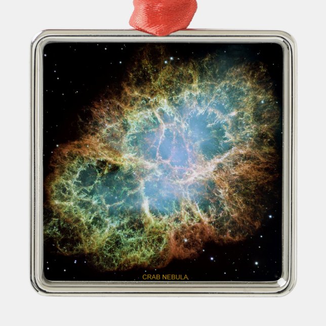 Crab Nebula Julgransprydnad Metall (Framsidan)