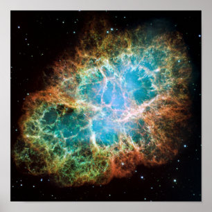 Crab Nebula (mobiltelescope) Poster