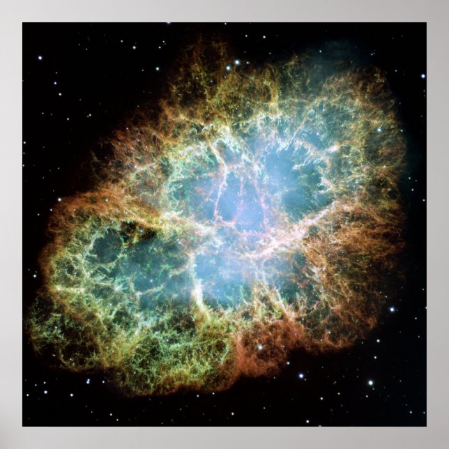 Crab Nebula. Poster (Framsidan)