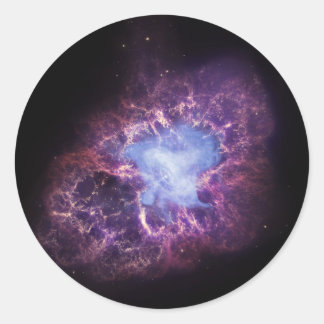Crab Nebula Runt Klistermärke