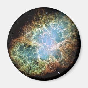 Crab Nebula Space NASA-foto Magnet