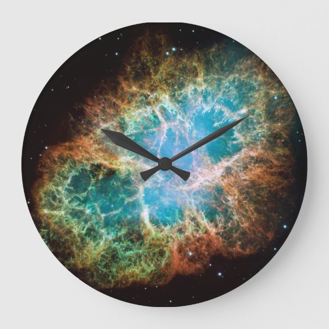 Crab Nebula Stor Klocka (Framsida)