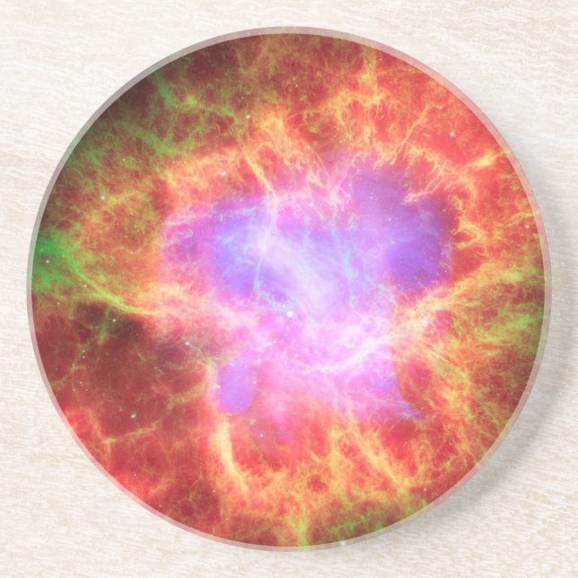 Crab Nebula Superdense Neutron Star Underlägg (Framsidan)