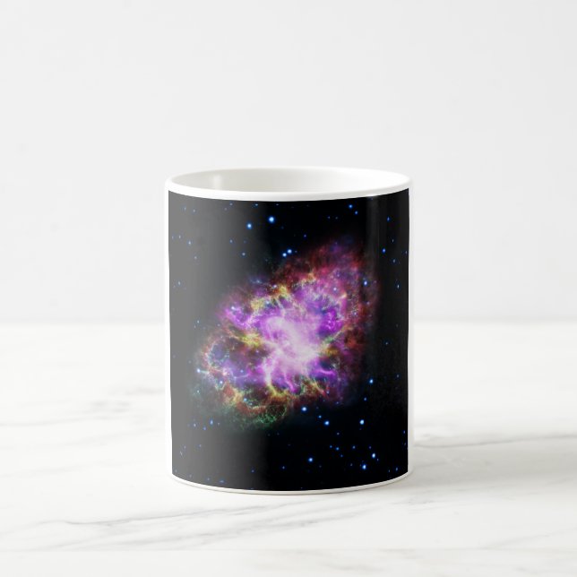 Crab Nebula Supernova Remnant Hubble Composite Kaffemugg (Center)