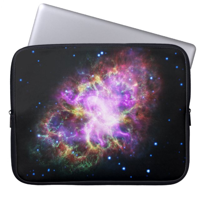 Crab Nebula Supernova Remnant Hubble Composite Laptop Fodral (Framsidan)