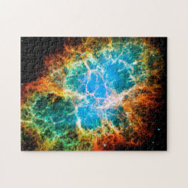 Crab Nebula Supernova Remnant Hubble Space Photo Pussel