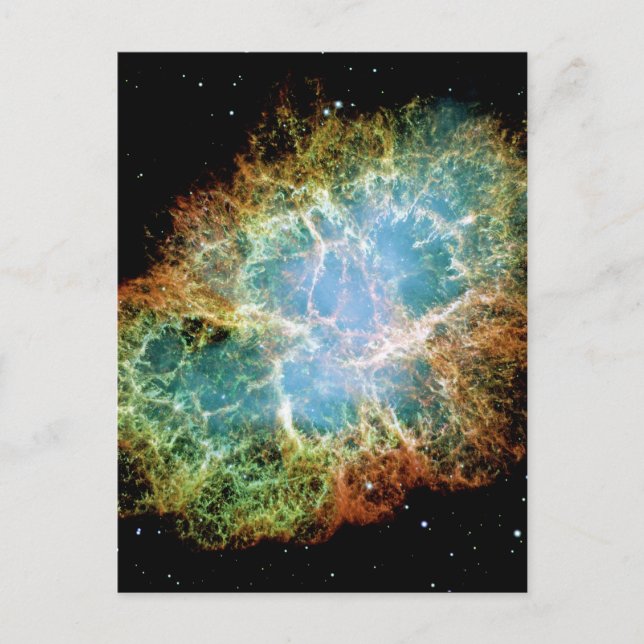 Crab Nebula Vykort (Framsida)