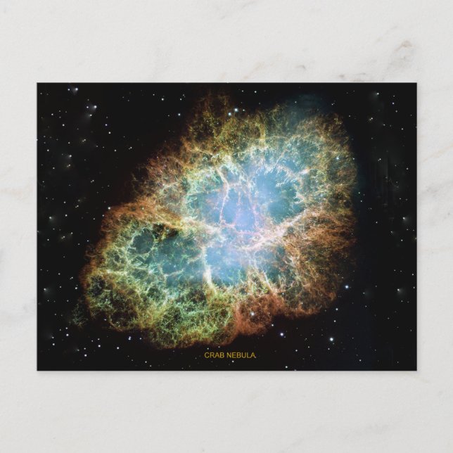 Crab Nebula Vykort (Framsida)