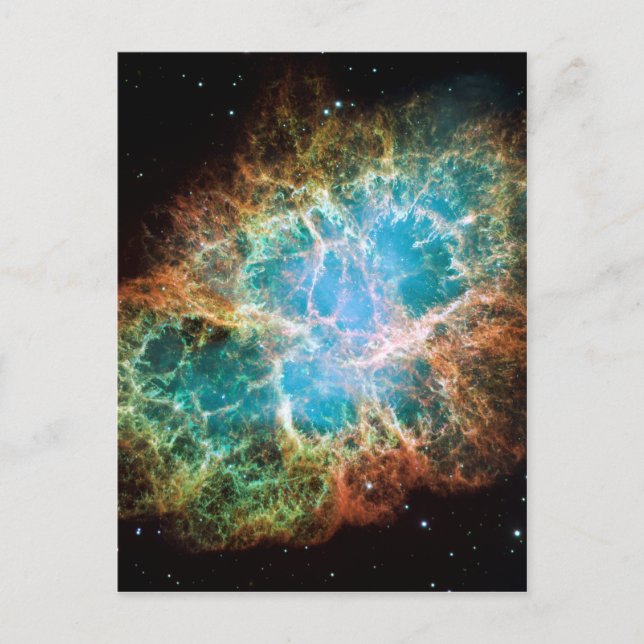 Crab Nebula Vykort (Framsida)