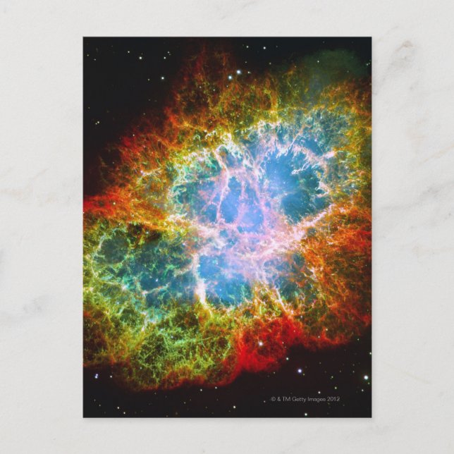 Crab Nebula Vykort (Framsida)