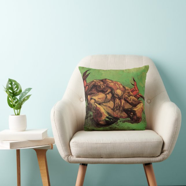 Crab på baksidan av Vincent van Gogh Kudde (Stol)