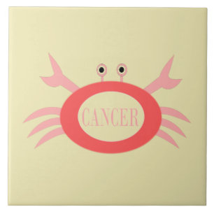 Crab-panel för cancerStjärntecken Kakelplatta