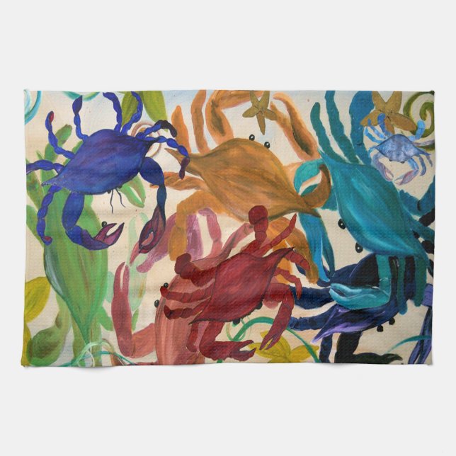 Crab party kökshanddukar (Horisontell)