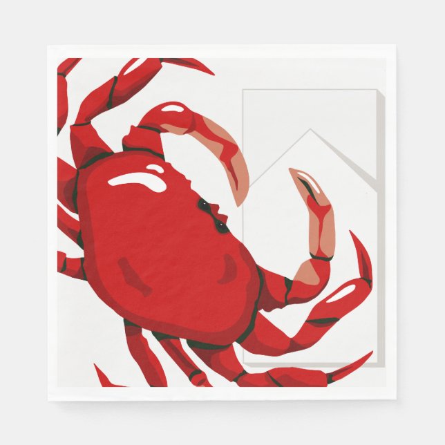 Crab Party Papper Pappersservett (Framsidan)