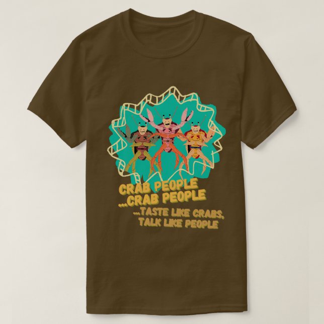 Crab People Classic TShirt T Shirt (Design framsida)