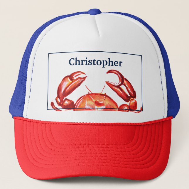 Crab-Personlig Keps (Framsida)