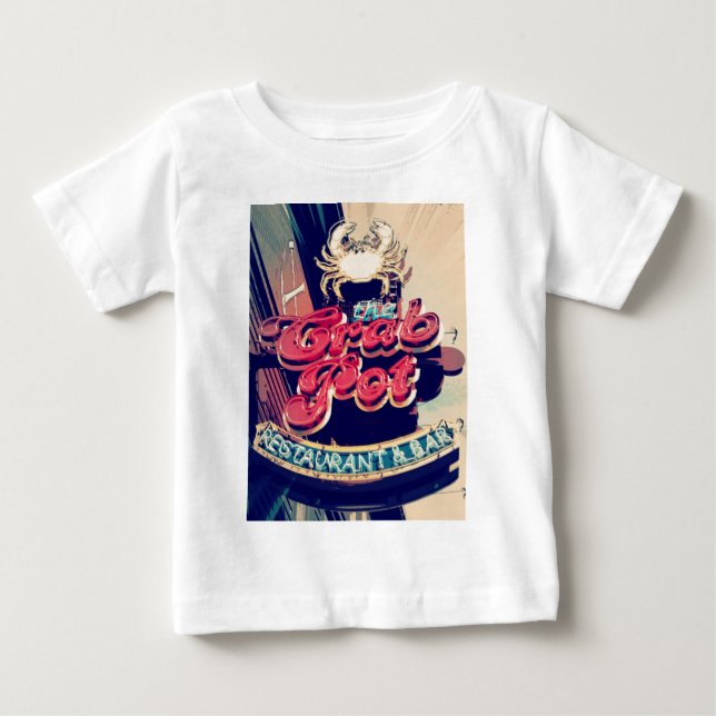 Crab Pot-restaurangen T-shirt (Framsida)