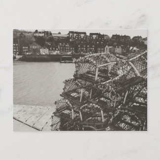 Crab pots, Whitby harbor, North Yorkshire. Vykort